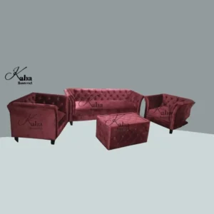 Luxury Velvet Sofa Set