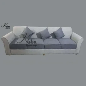 Grey Cushion-Back Sofa – Urban Calm Series